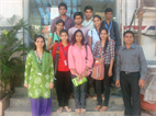 WITH AJIO STUDENTS AT ESSILOR VISIT